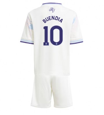 Aston Villa Emiliano Buendia #10 Replika Tredje Tröja Barn 2025-26 Kortärmad (+ Korta byxor)